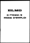 Thumbnail Elmo K-110 SM E francais Thumbnail Elmo K-110 SM E francais