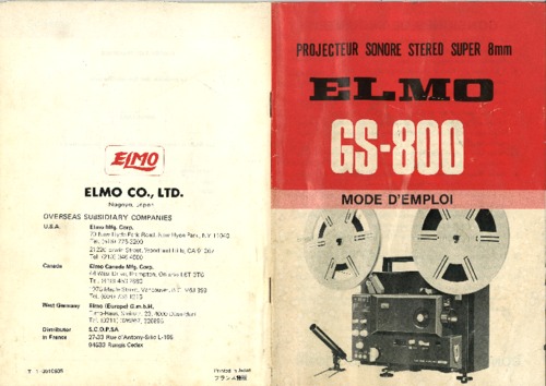 Product picture Elmo GS-800 francais