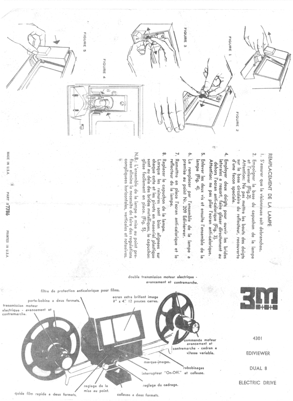 Product picture 3M 4301 ediviewer dual 8 electric drive francais