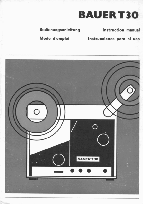 Product picture Bauer T30 francais deutsch english espanol