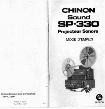 Product picture Chinon sound SP 330 francais