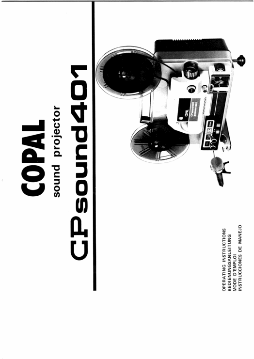 Product picture Copal CP sound 401 english francais deutsch espanol