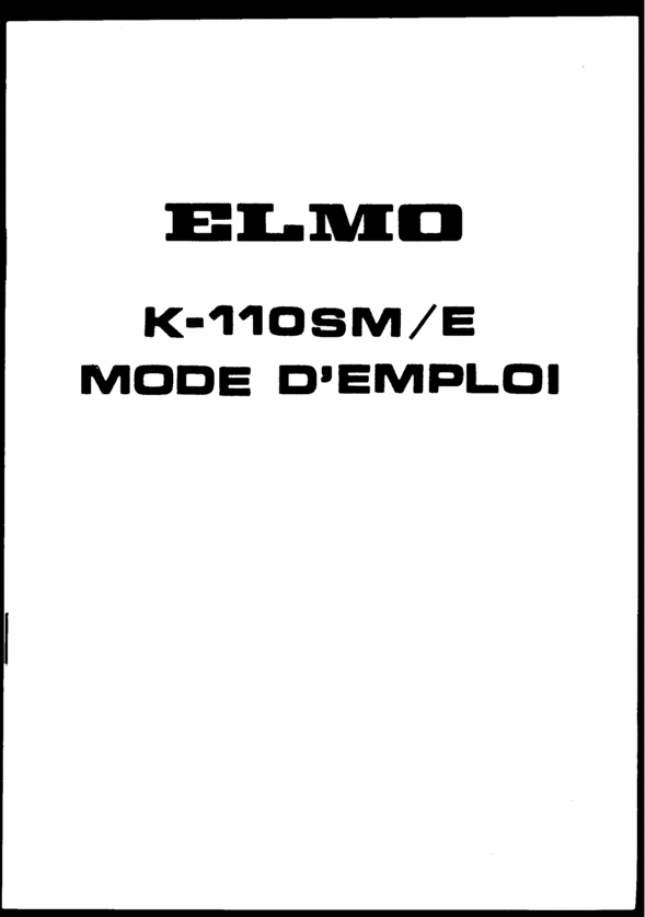 Product picture Elmo K-110 SM E francais