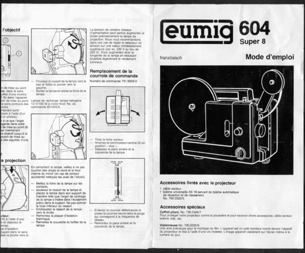 Product picture Eumig 604 Super 8 francais