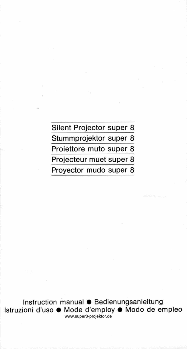 Product picture Eumig Sprint K404 K408 francais english deutsch espanol ital