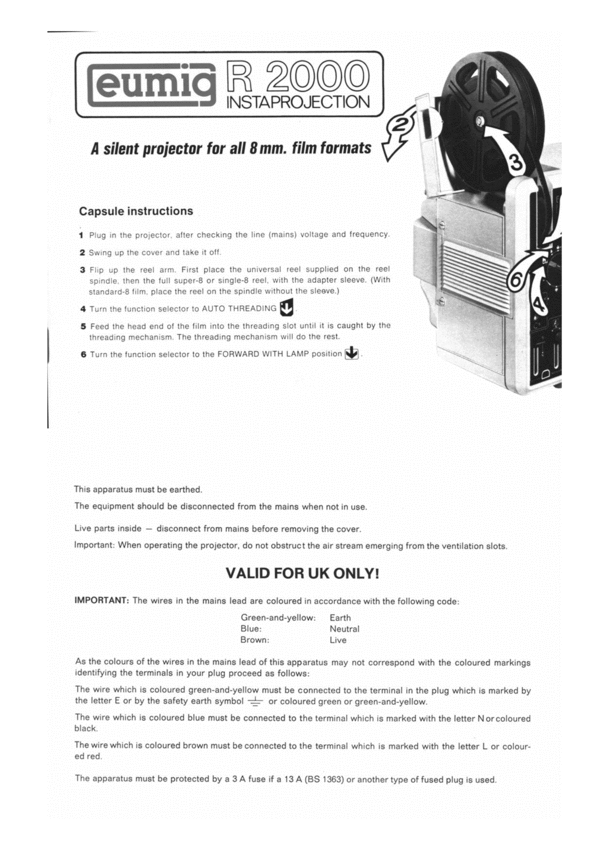 Product picture Eumig R2000 english